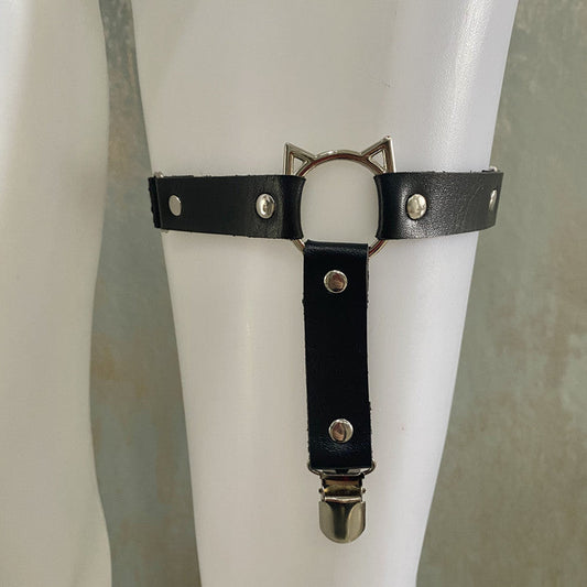 Cat Face Femboy Thigh Garter