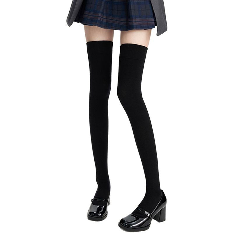 Cat Paw Velvet Thigh High Socks