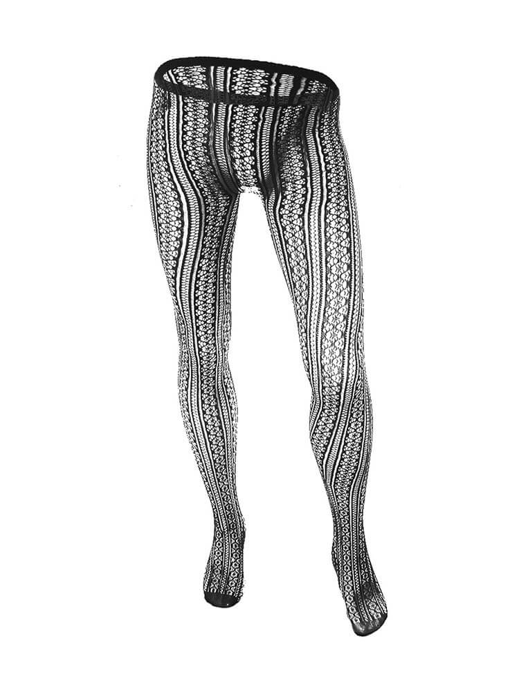 Men's Mesh See-Through Sexy Fishnet Stockings