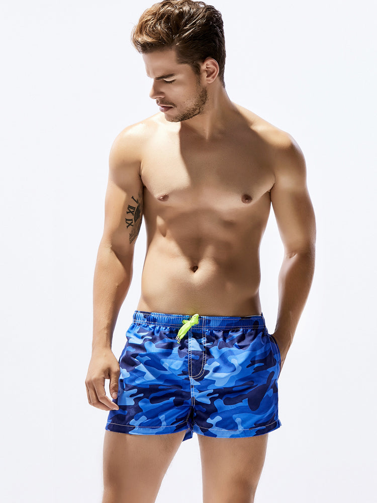Seobean Camo Swim Trunks