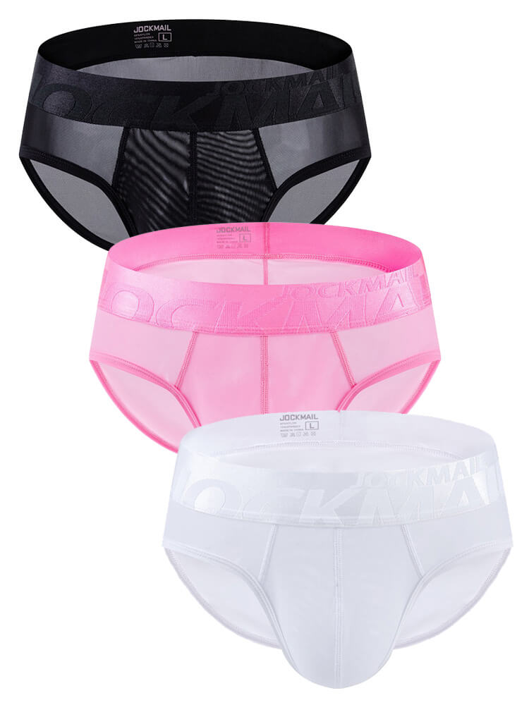 Men's Transparent Mesh Sexy Briefs