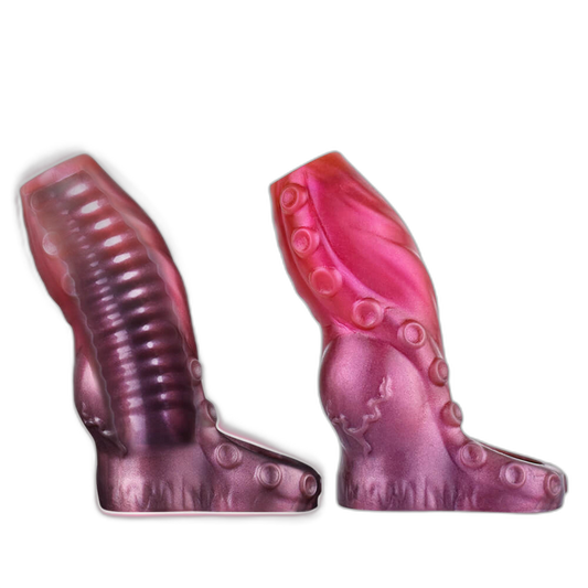 Aqua - 4-5 Inch Penis Sleeve - Hollow Cock Sleeve