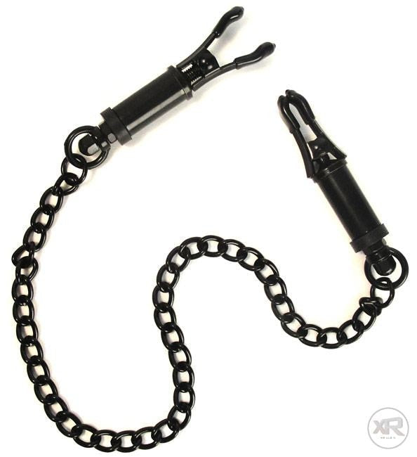 Black Deluxe Adjustable Nipple Clamps