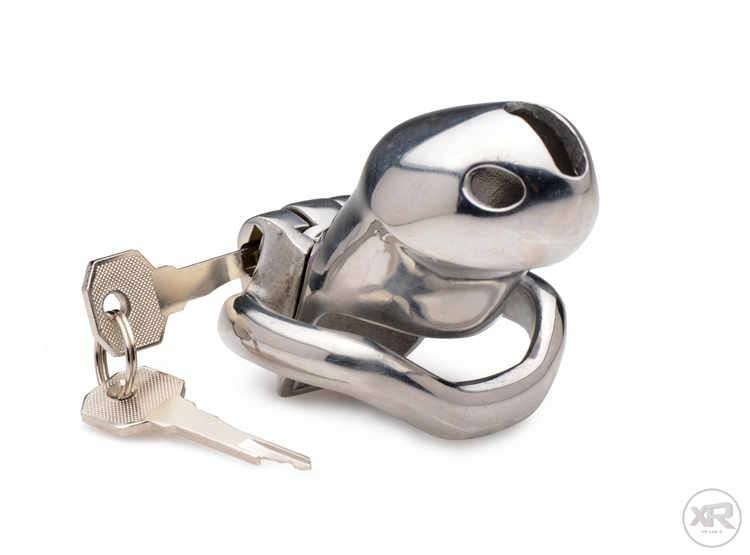 Rikers 24-7 Stainless Steel Locking Chastity Cage