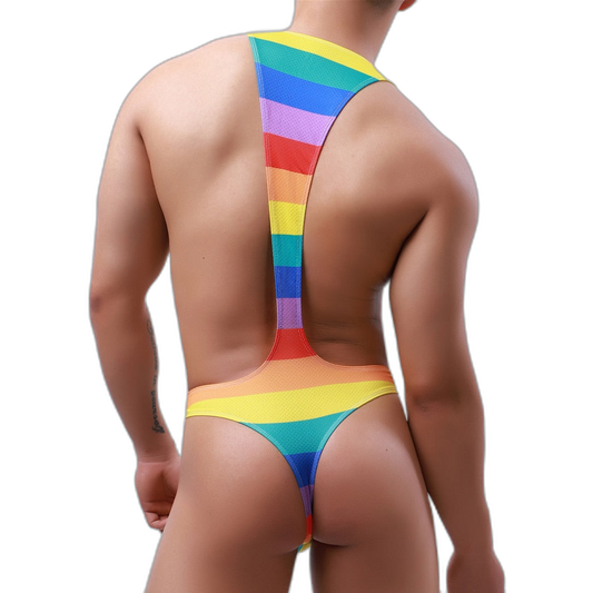 Irresistible Gay Minimalist Wrestling Leotard