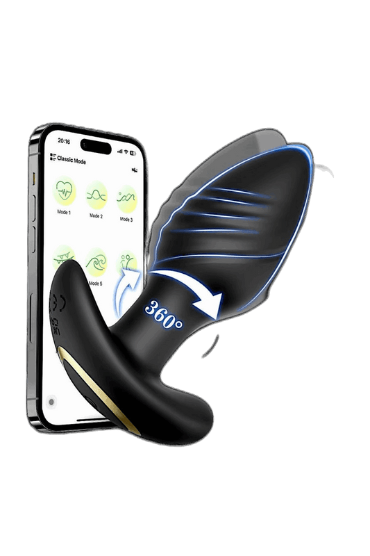 App Controlled 360 Rotating Butt Plug