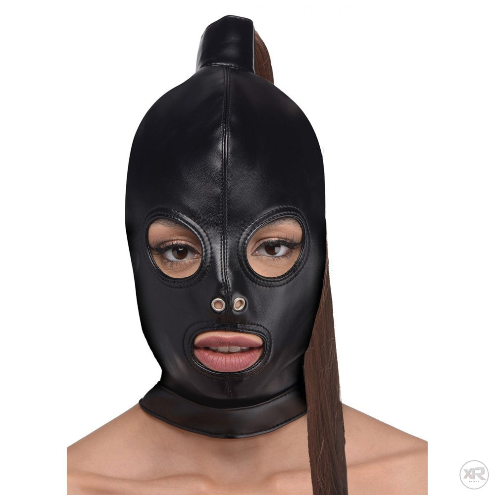 Ponytail Bondage Hood