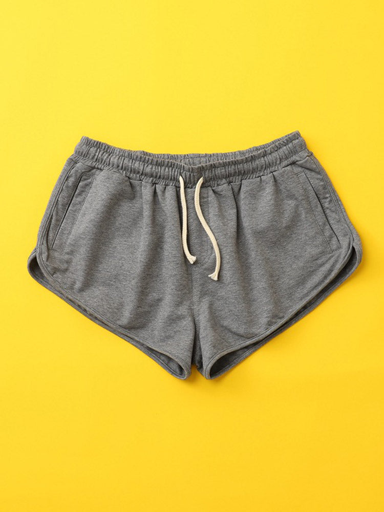 Mens Sexy Retro Running Gym Short Shorts - Orange