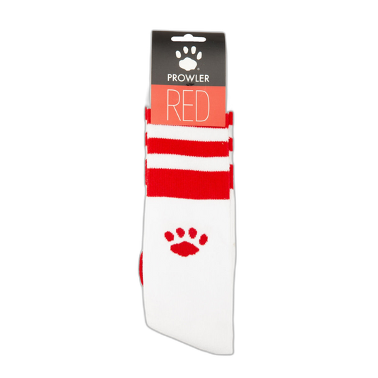 Prowler RED Football Socks White Red
