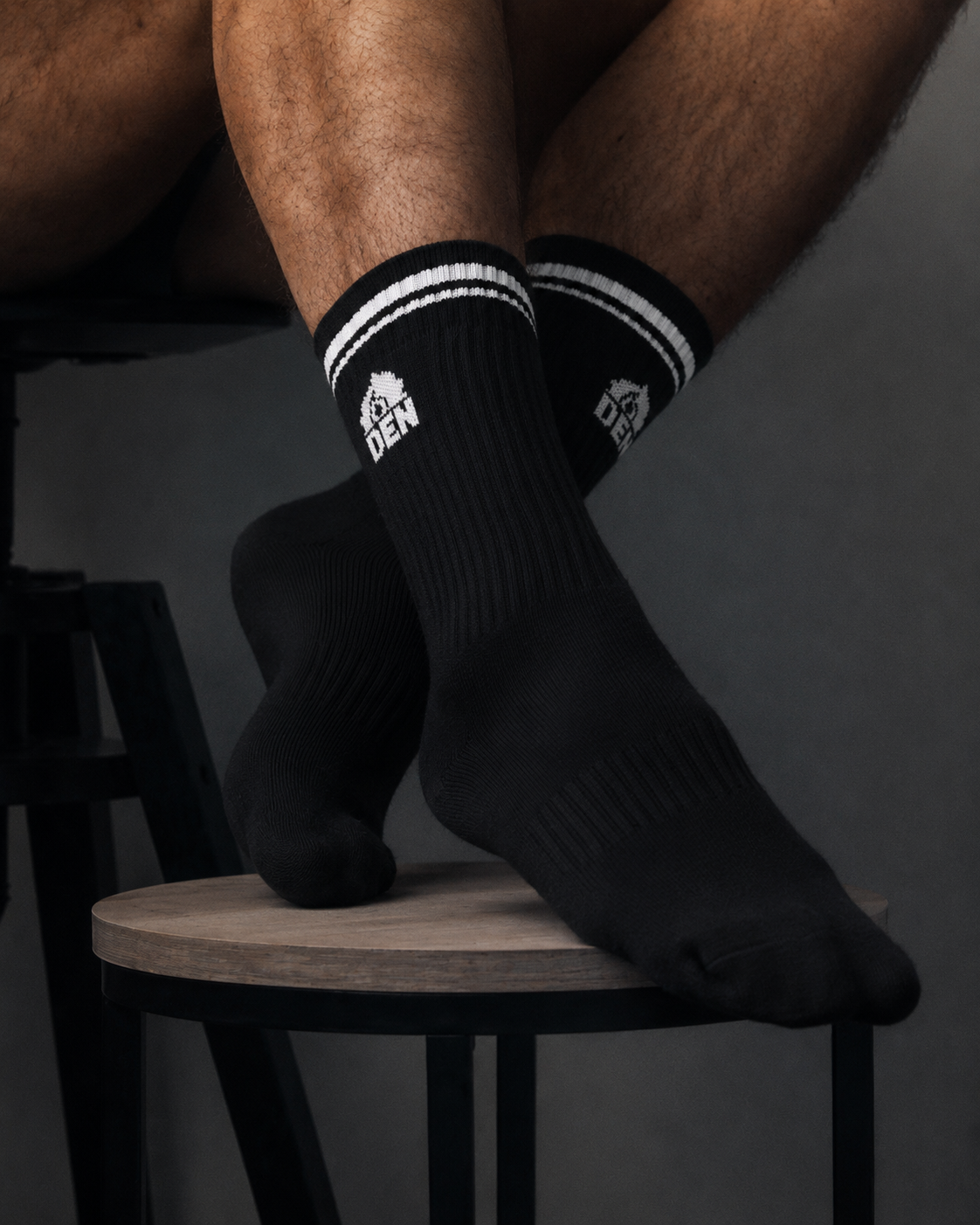 Sports Socks - 1 Pair - Black