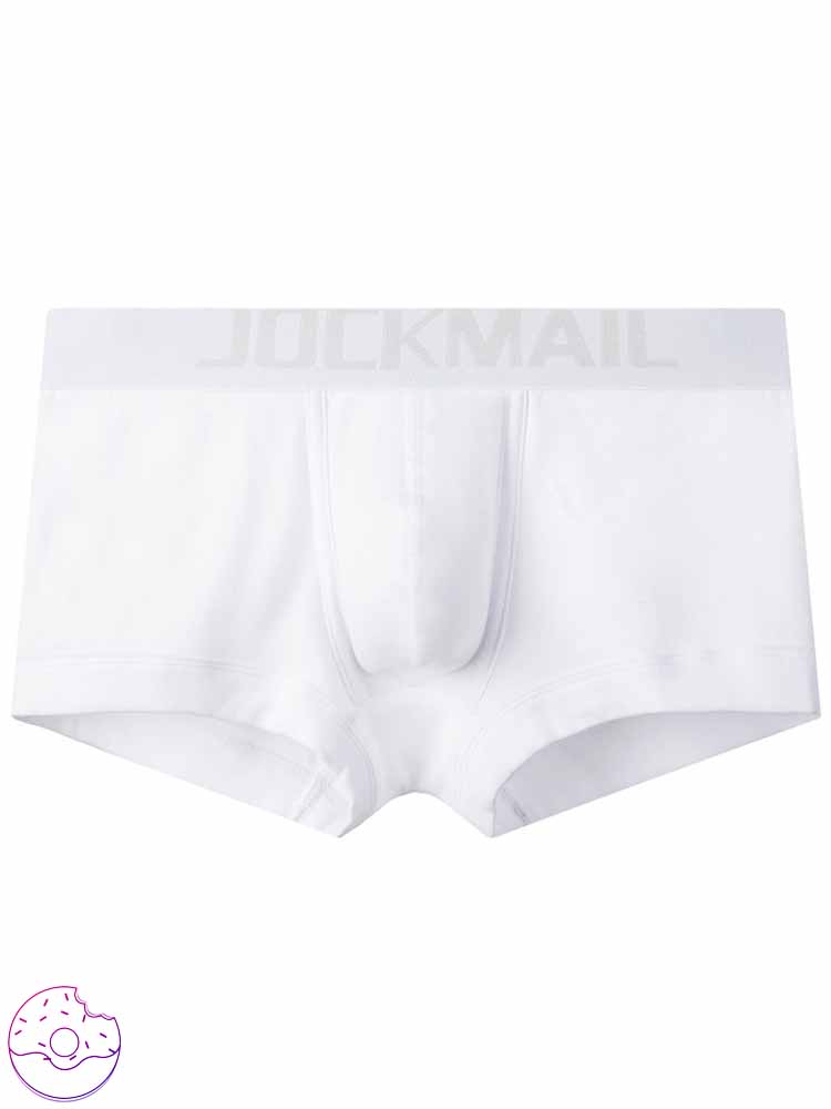 Men's Solid Color U Convex Hanging Loop Trunks