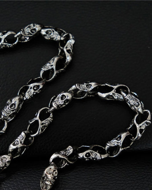 Halloween Skull Metal Wallet Chain