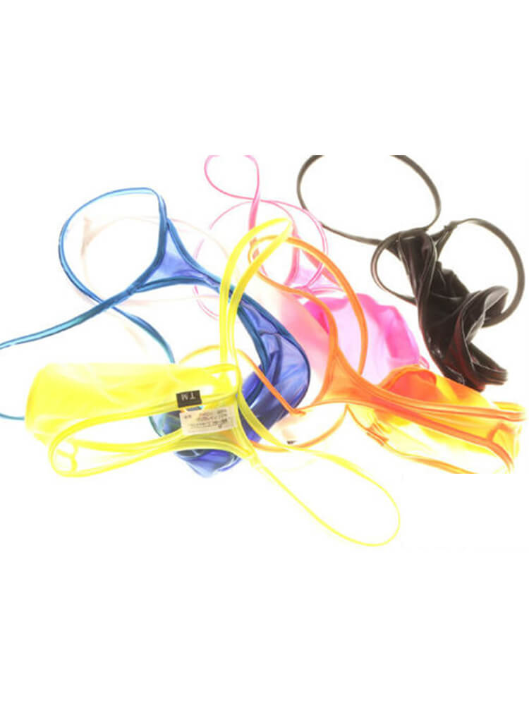 Men's Sexy Solid Color String Nylon Thong