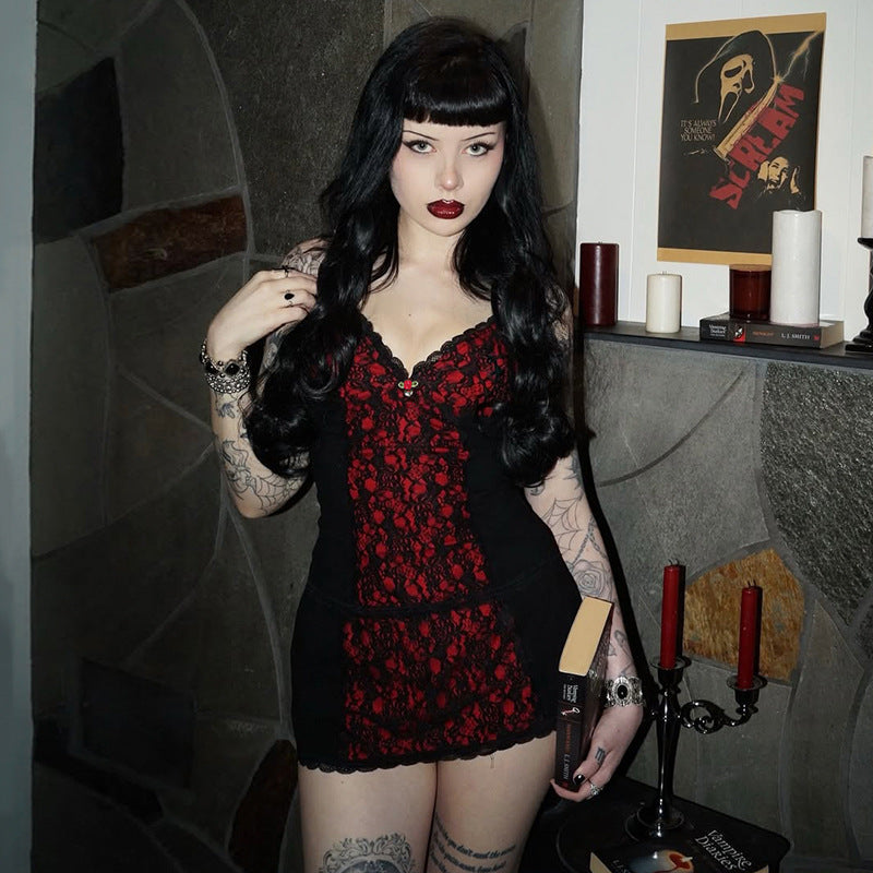 Dark Gothic Lace Cami
