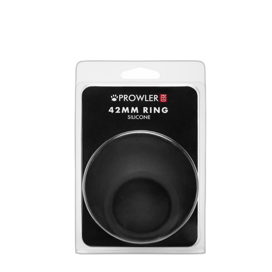 Prowler RED Silicone Cock Ring Black 42mm