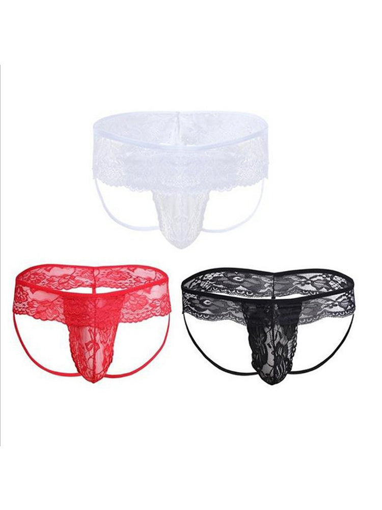 Sexy Men's Lace Erotic Thong