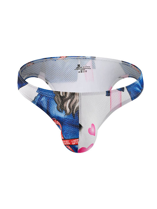 Men's Print Sexy Bikini Brief