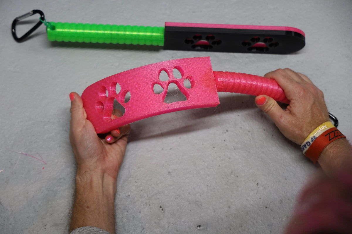 🐾 Alpha Pup Fraternity Paddle – 3D Printed Paw Cutout Spanker