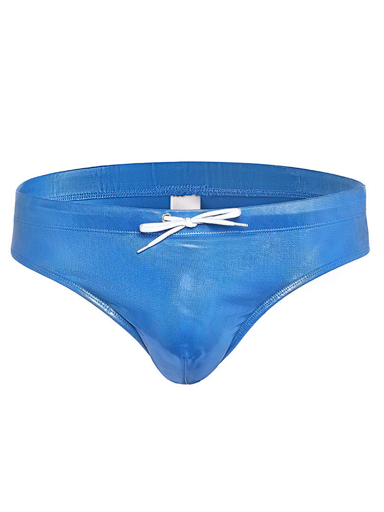 Men's Reflective Laser Cup Swim Briefs