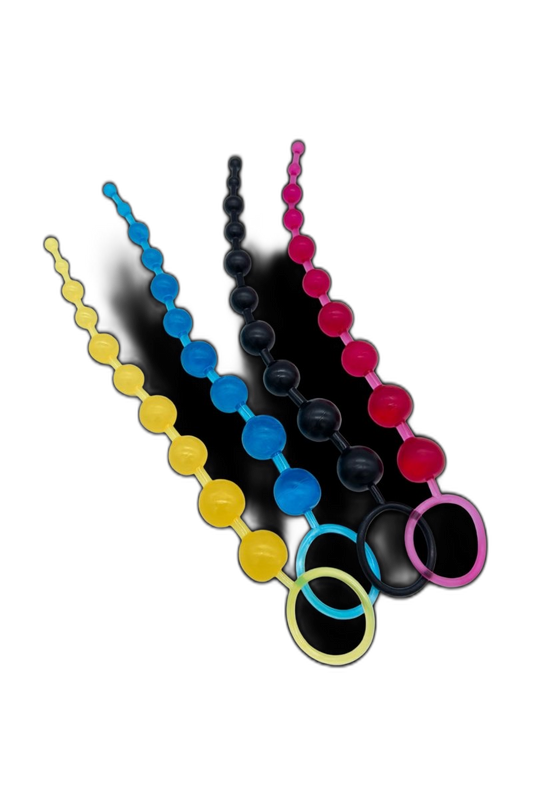 Assorted Silicone Anal Beads