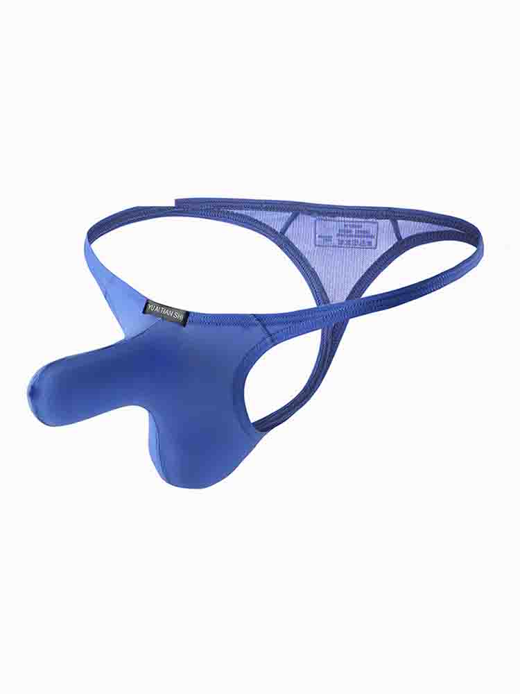 Men's Low Waist Ice Silk Elephant Trunk Thong
