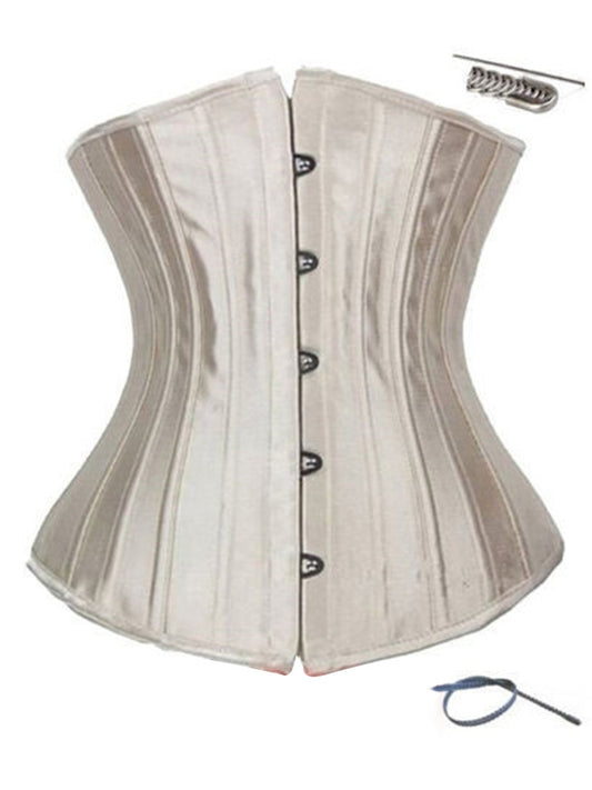 Men's 26 Steel Bones Satin Court Corset