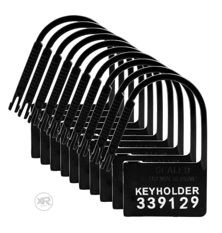 10pk Keyholder Numbered Plastic Chastity Locks