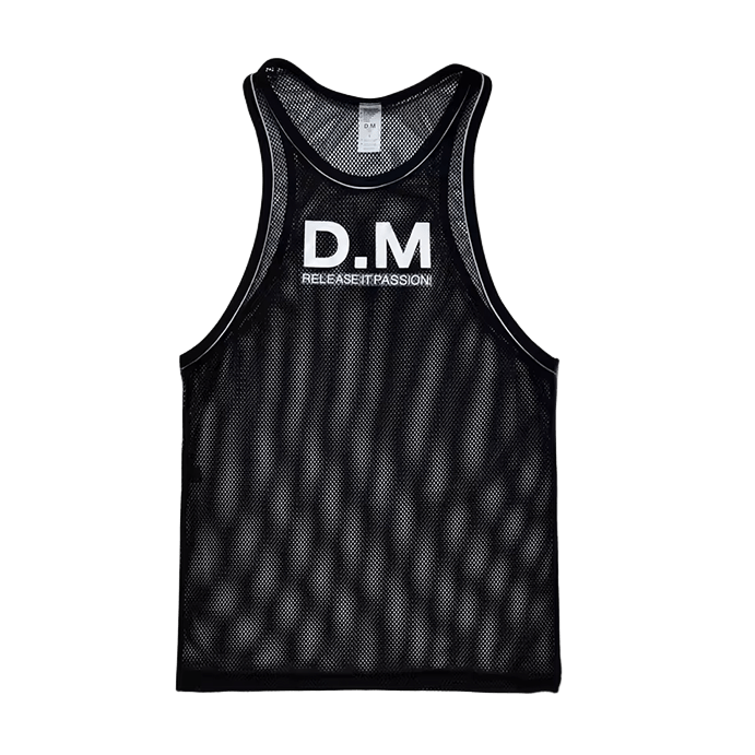 Dog & Master Mesh Tank Top Black