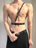 Men's Crossbody Chain Shoulder Harness