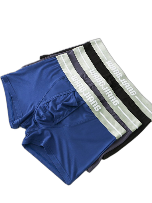 3 Pack Men’s Breathable Trunks with Front Pouch