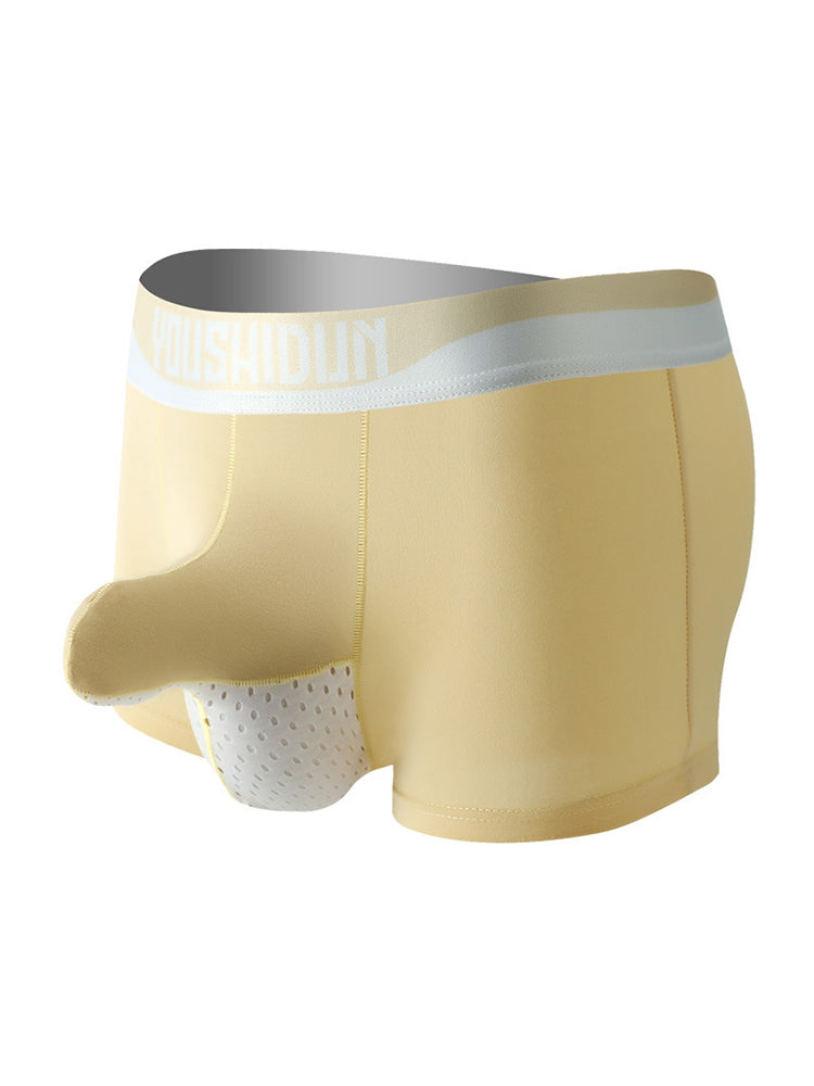 Mid-waist Cotton Breathable Boxer Briefs