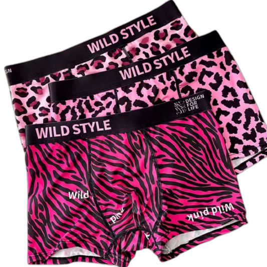 Jungle Heat Leopard Print Men's Underwear