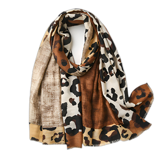 Leopard Pashmina Scarf