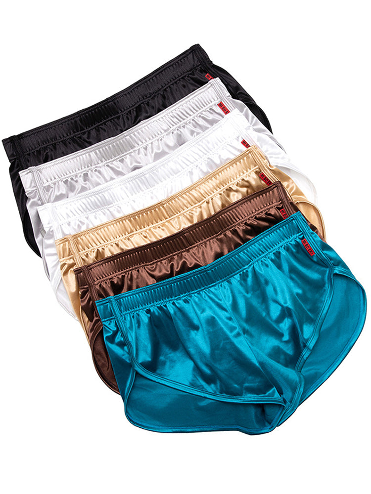 Men's Sport Silky Sleep Pants Boxer Briefs