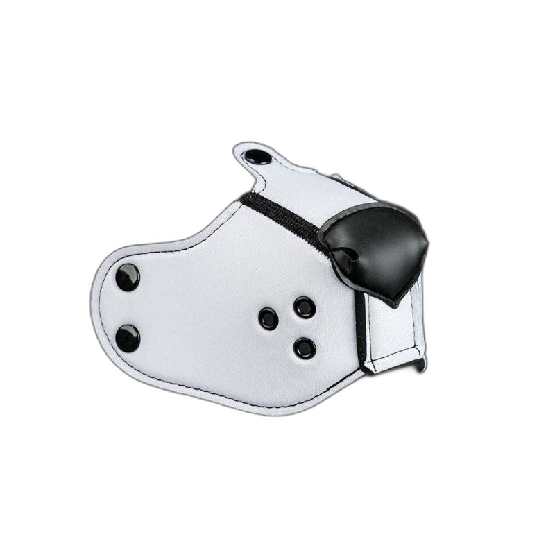 Mr S Leather NEOPRENE Puppy K9 Muzzle | White