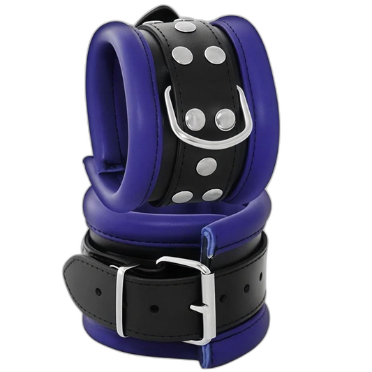 ruff GEAR Hardcore 5 Piece Leather Bondage Set Blue