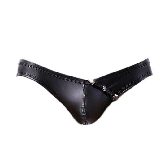 Men's Sexy Patent Leather Briefs