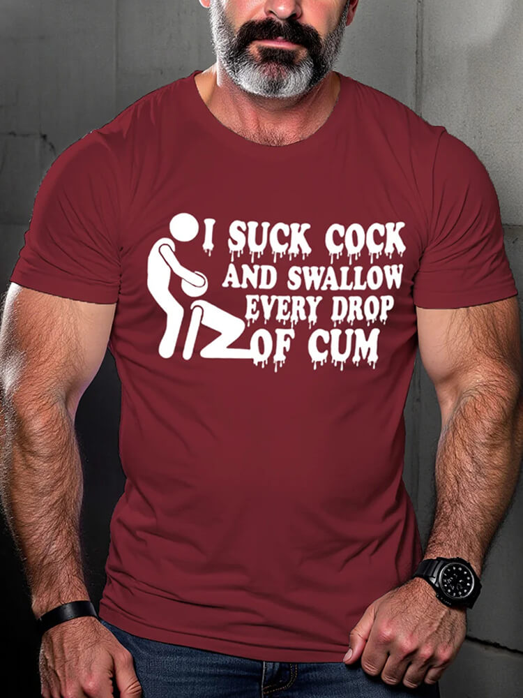 Men's Gay Pride LGBTQ Cock T-shirt