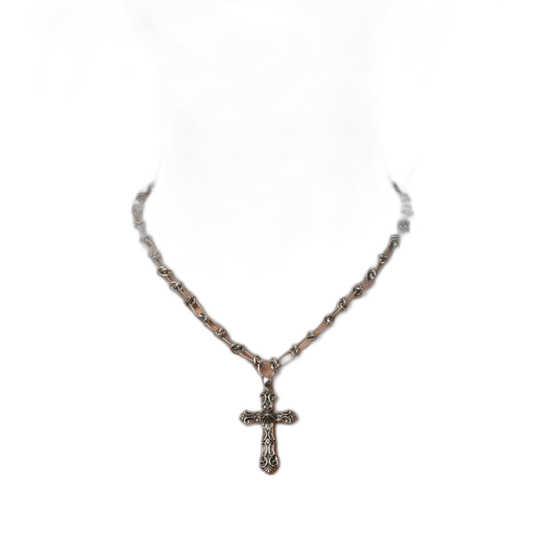 Barbed Cross Necklace