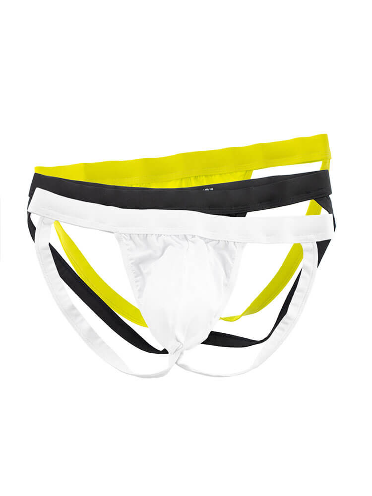 Men's Solid Color Single Layer Pouch Jockstrap