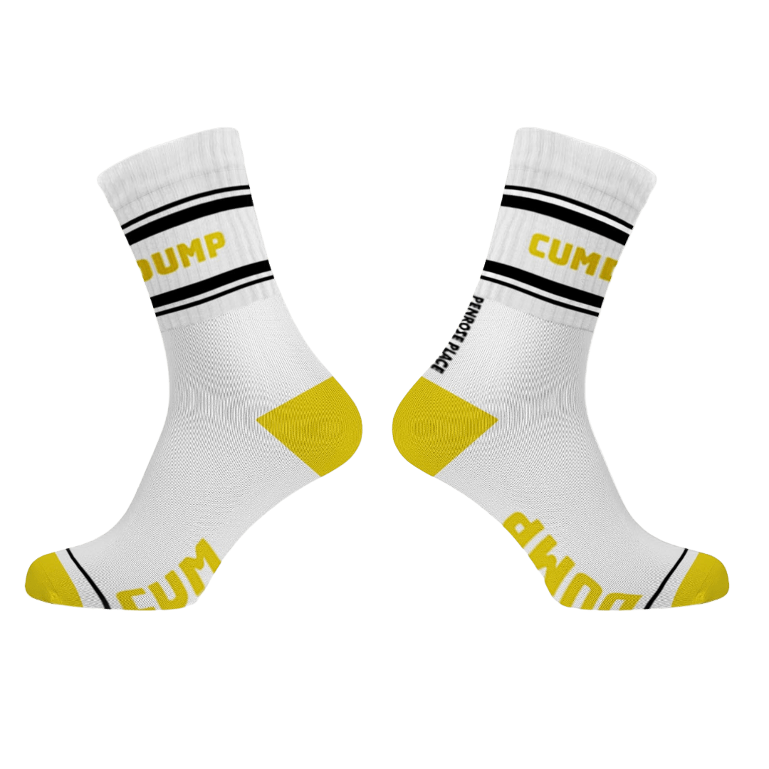CUM DUMP Cotton Crew Socks mid-length