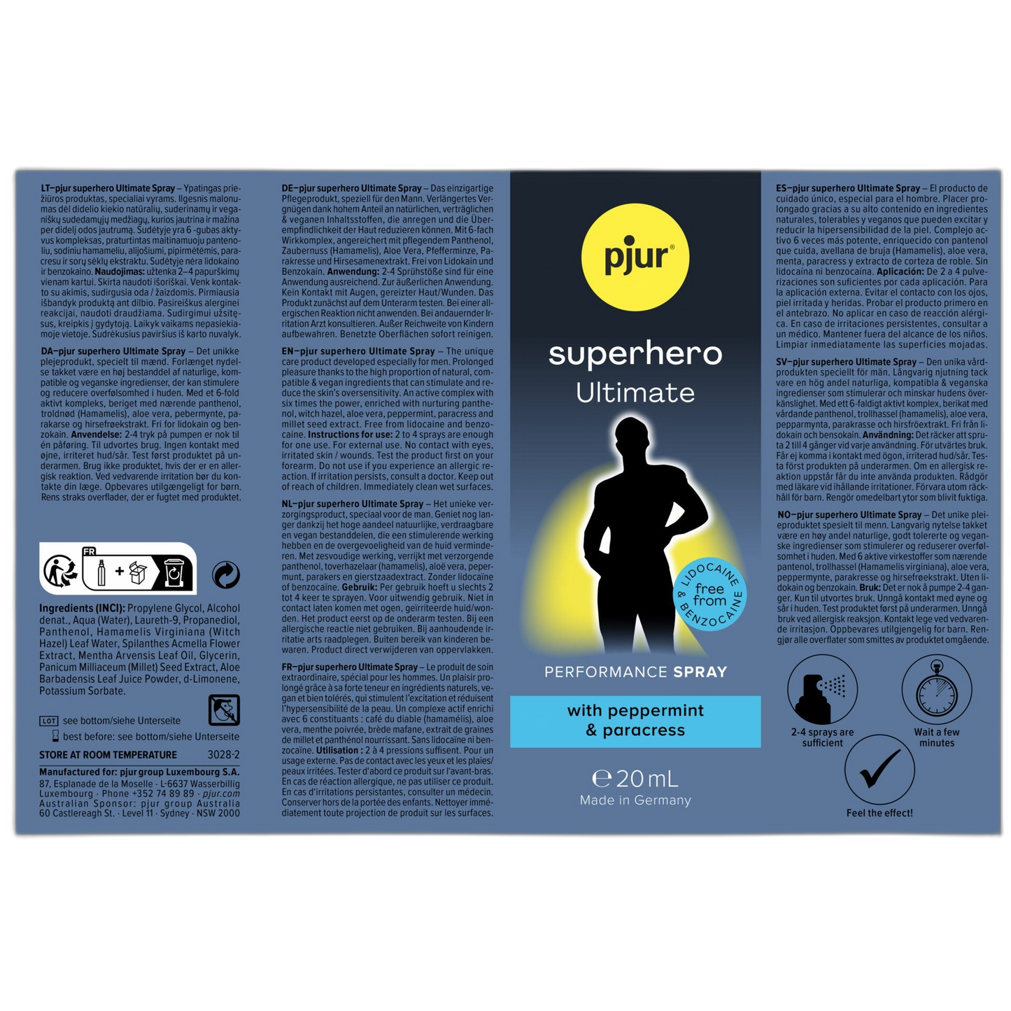 Pjur Superhero Ultimate Spray 20ml