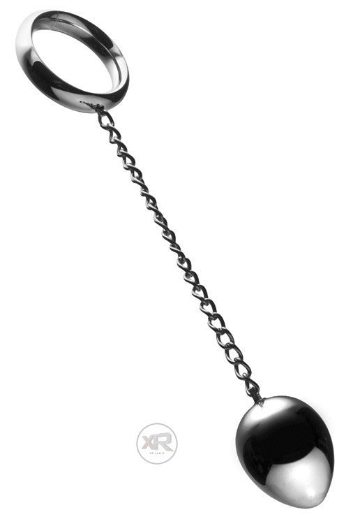 Stainless Steel Cock Ring and Anal Plug