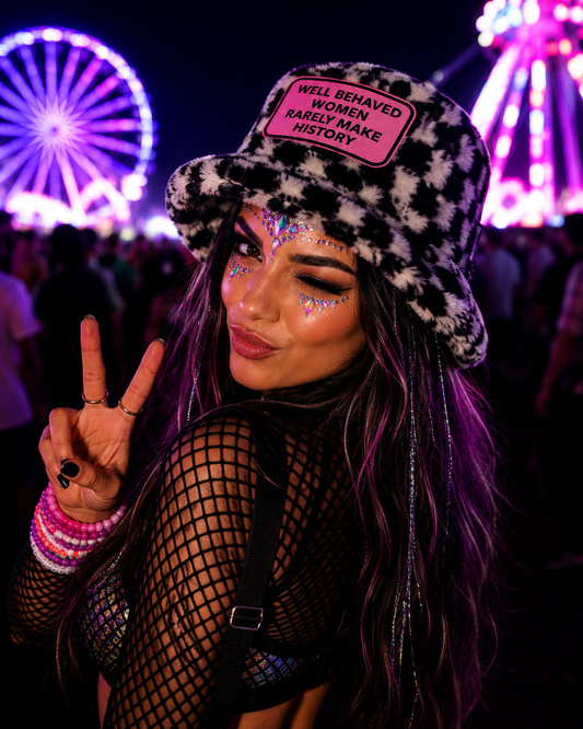 Well Behaved Women Furry Bucket Hat
