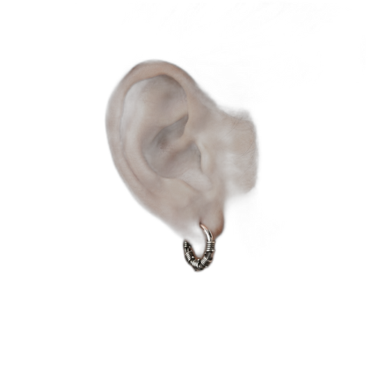 Barb Wire Hoop Earrings