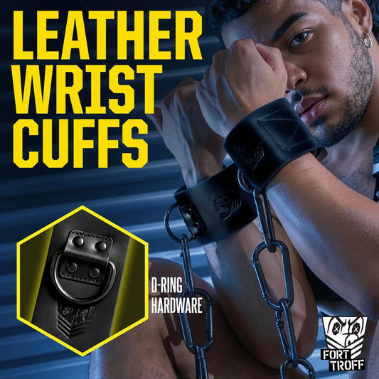 FT Leather Buckle-Free Wrist Cuffs