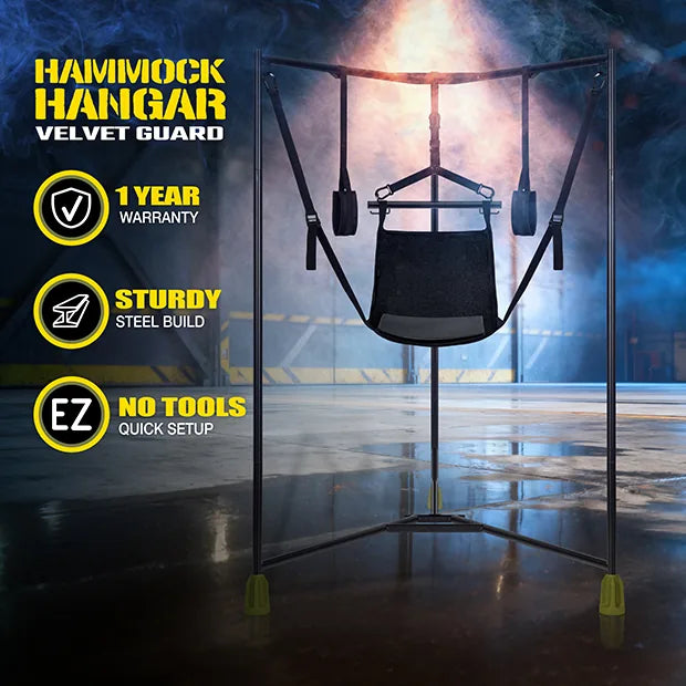 Hammock Hangar with Velvet Guard Sex Sling