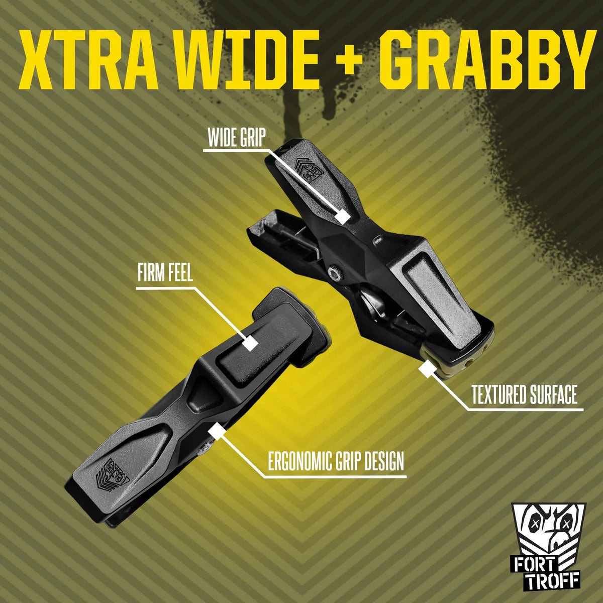 Hardwire Hangers XL Nipple Clamps with Tug Cord