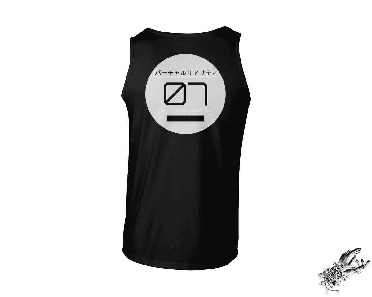 Black Virtual Reality Unisex Tank Top