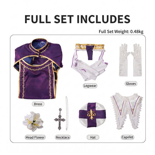 Ornate Knight Princess Cosplay Costume